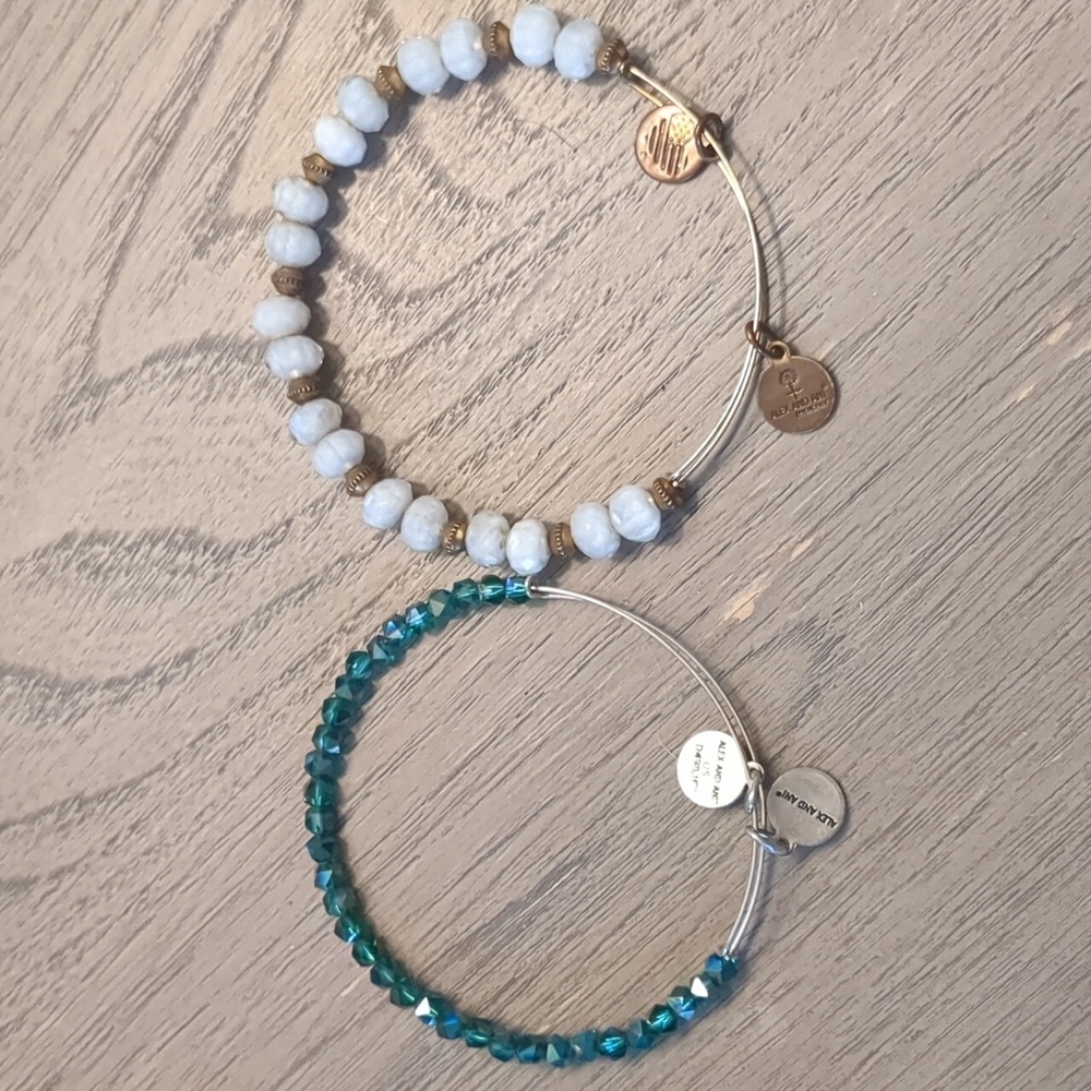 Alex and Ani set of bracelets